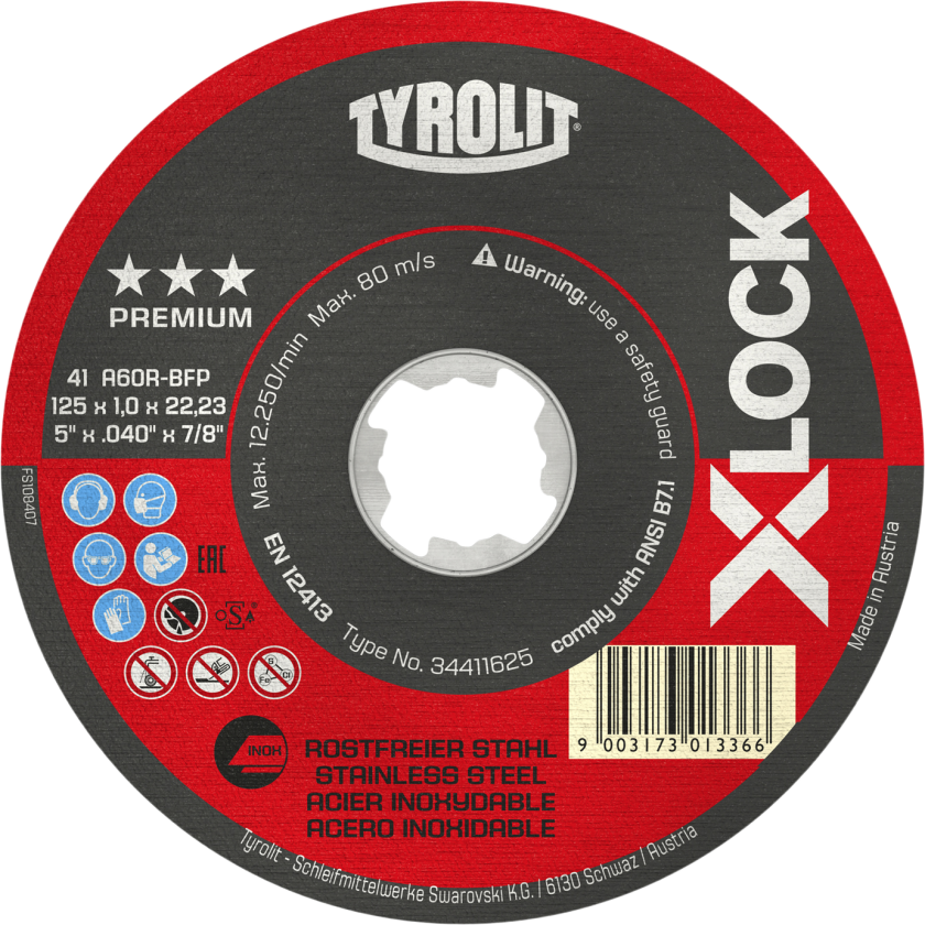 Skæreskive Premium 41F ø115Ã1/XL A60R-BFP