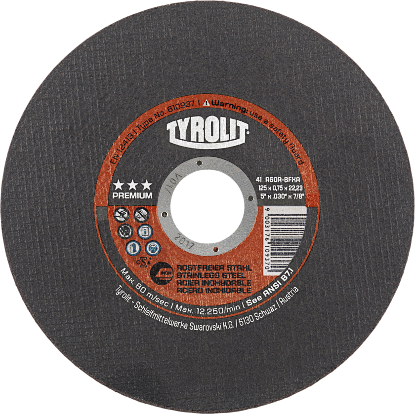 Skæreskive Premium 42F ø115Ã0,75 A60R-BFXA