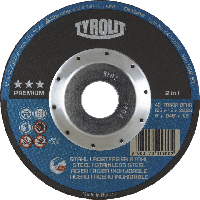 Skæreskive Premium 42F ø150Ã1,2 TA60P-BFXA