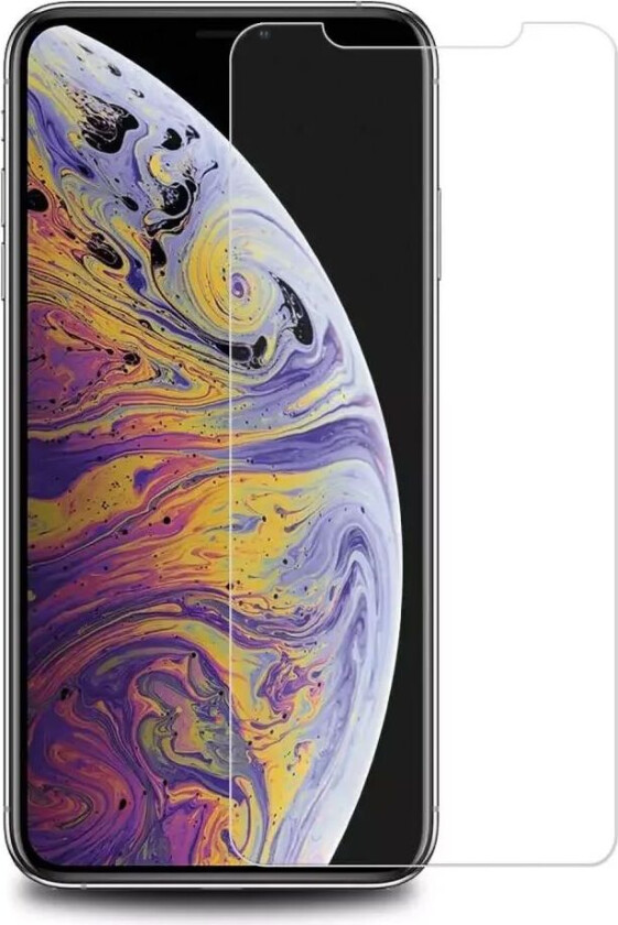 iPhone 11 / Xs / X Case Friendly Herdet Glas - Gjennomsiktig
