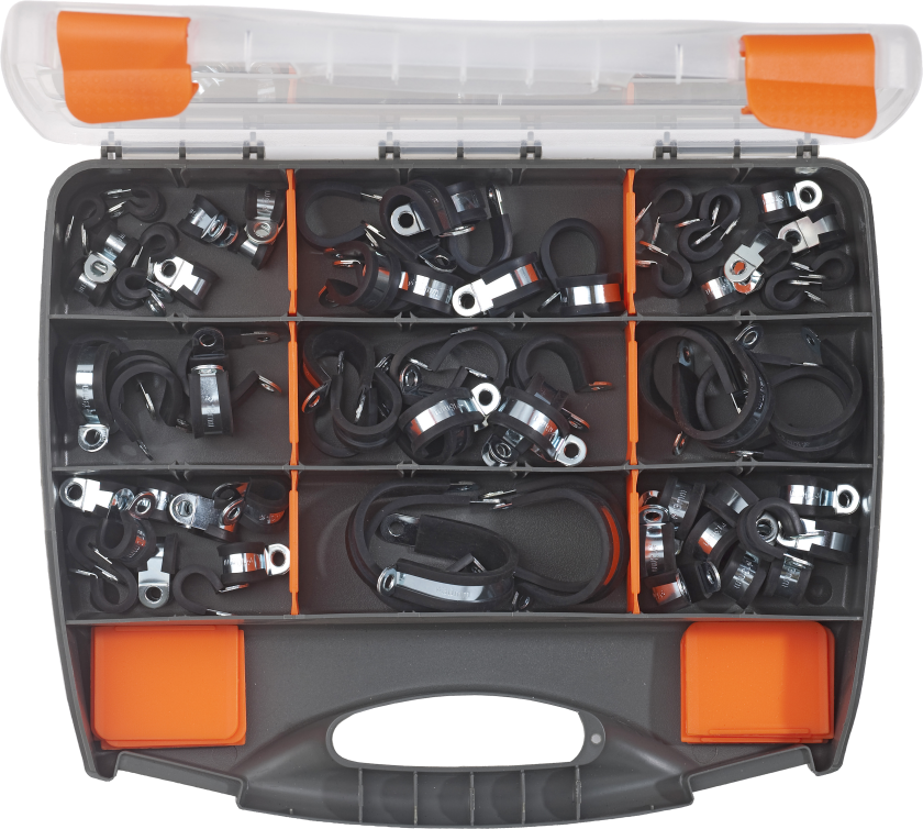 Gummiklemme sortiment nr.75 6-30mm