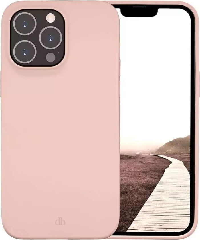 dbramante1928 iPhone 14 Pro Max Costa Rica Silikon Deksel - 100% Resirkulert Plast - Pink Sand