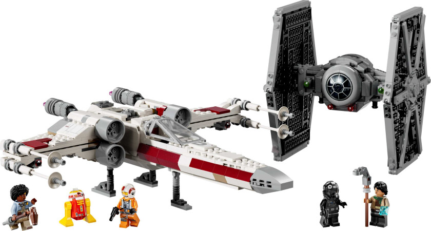 Star Wars 75393 TIE Fighter og X-Wing