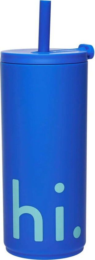 Travel Life termosflaske med sugerør 50 cl Hi-cobalt blue