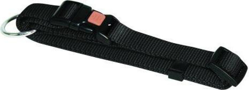 Bilde av Nylon halsbånd sort 25 mm 45-65 cm