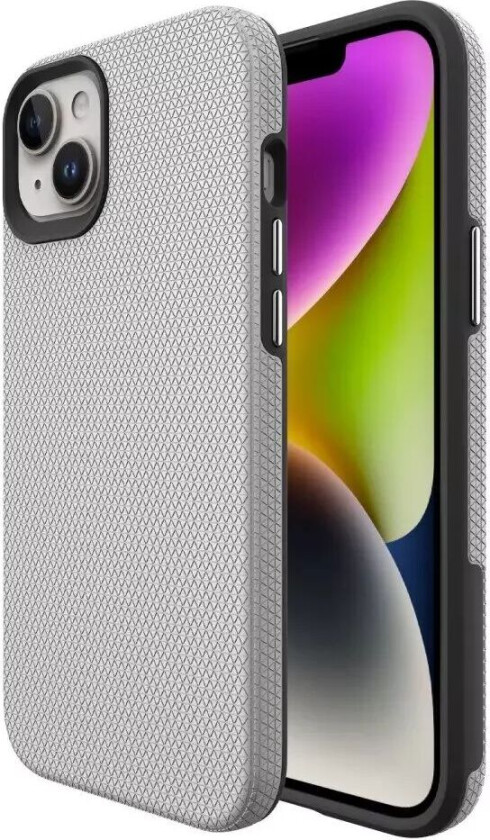 iPhone 15 Plus Plast Håndverker Deksel - Sølv