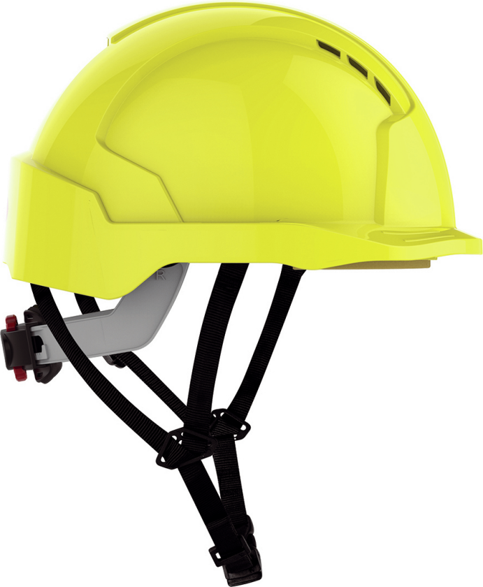 Sikkerhetshjelm JSP Evolite Linjearbeider Gul