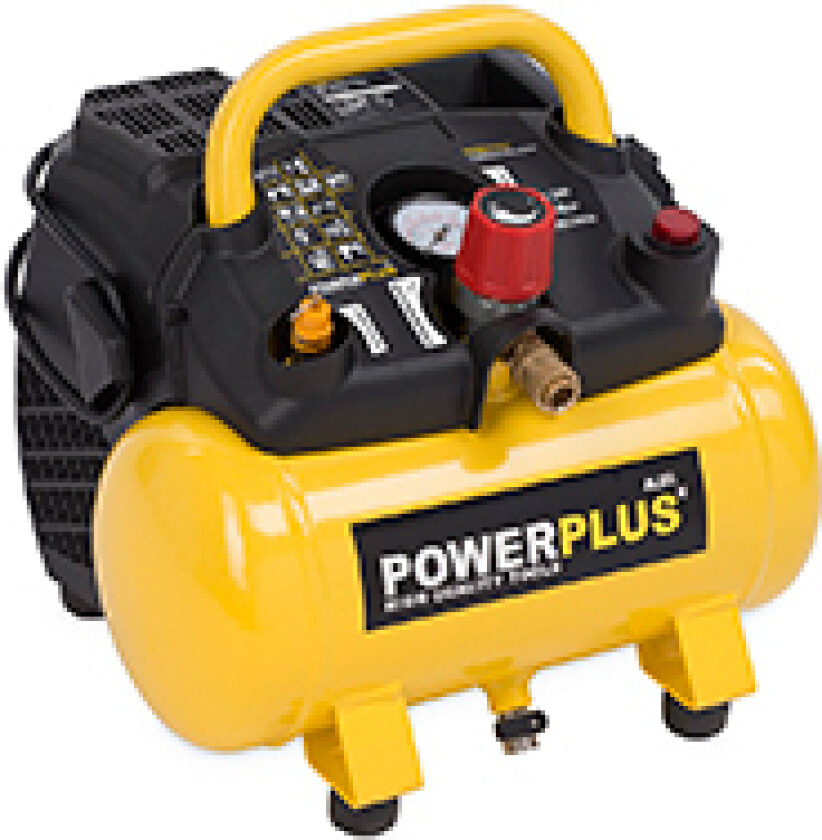 Kompressor 1,5 hk, 6 liter - oljefri