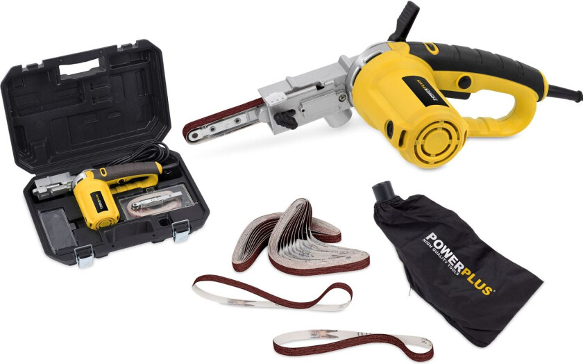 Båndsliper 13x457 mm 400 watt Powerplus