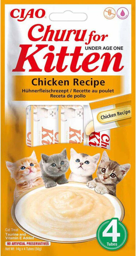 Churu Kitten Chicken, 4stk