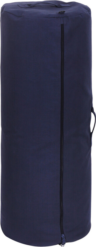 Canvas Duffle Bag w. Zip - Navy Giant