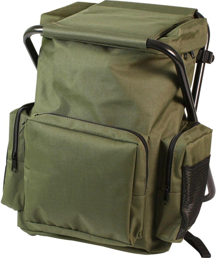 Backpack with folding chair Olive