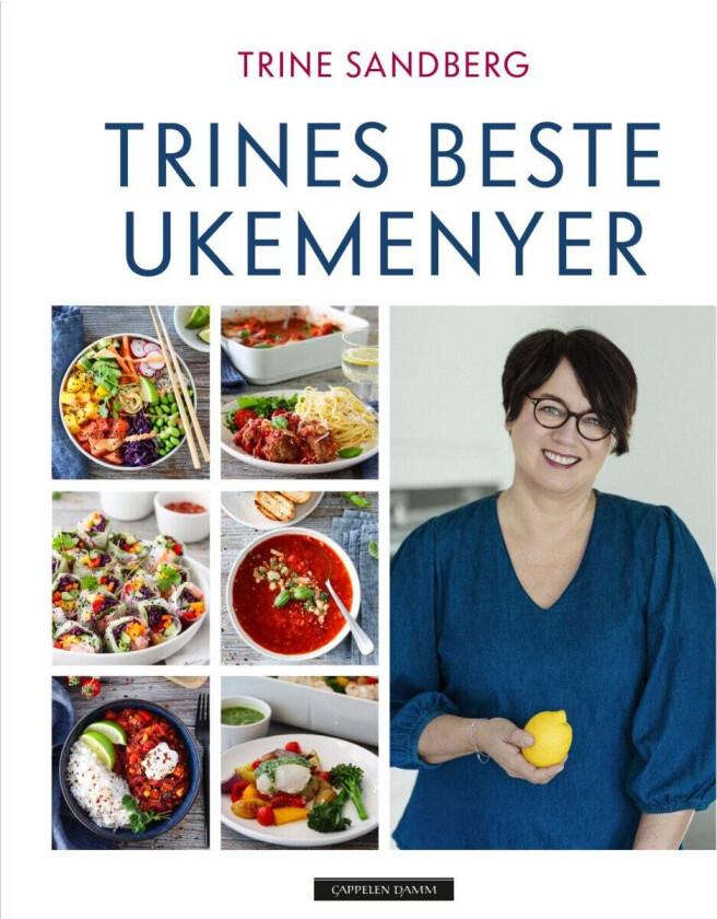 Trines beste ukemenyer av Trine Sandberg - Personlig Signert