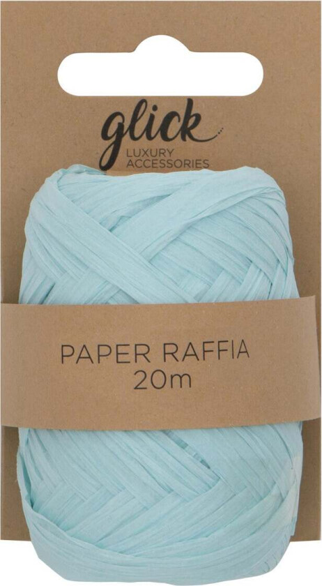 Gavebånd Paper Raffia 20m Baby Blue