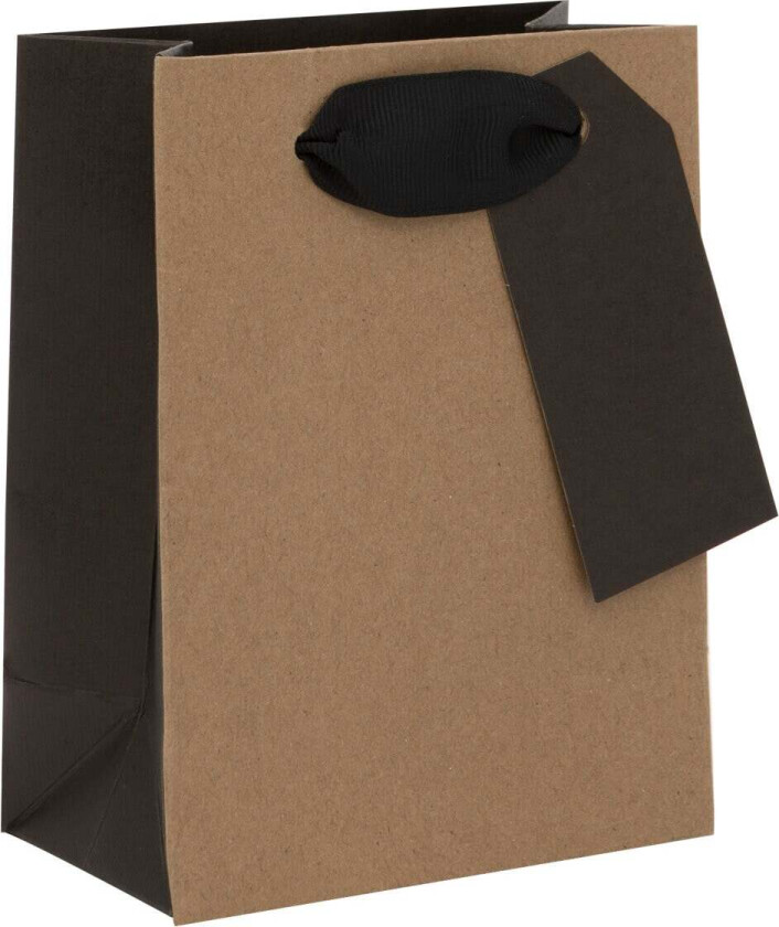 Gavepose Small Ribbed Kraft/Black