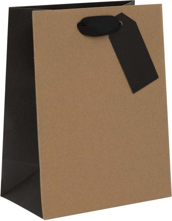 Gavepose Medium Ribbed Kraft/Black