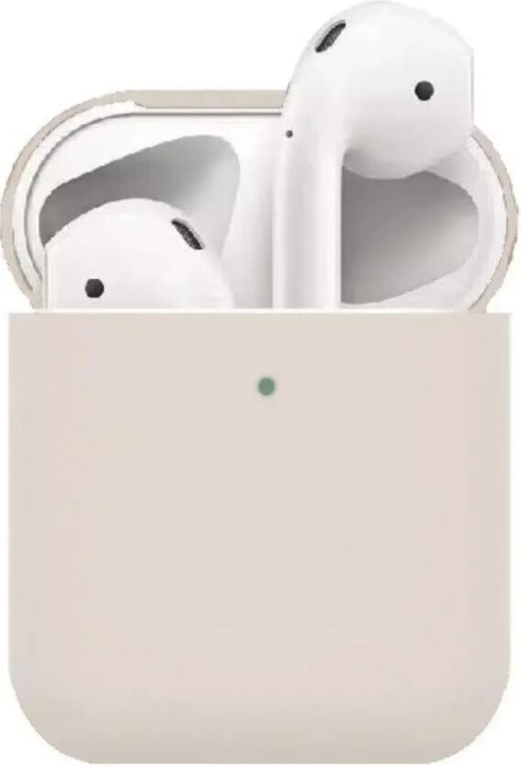 Apple AirPods (1. & 2. gen.) Tynt Silikondeksel - Beige