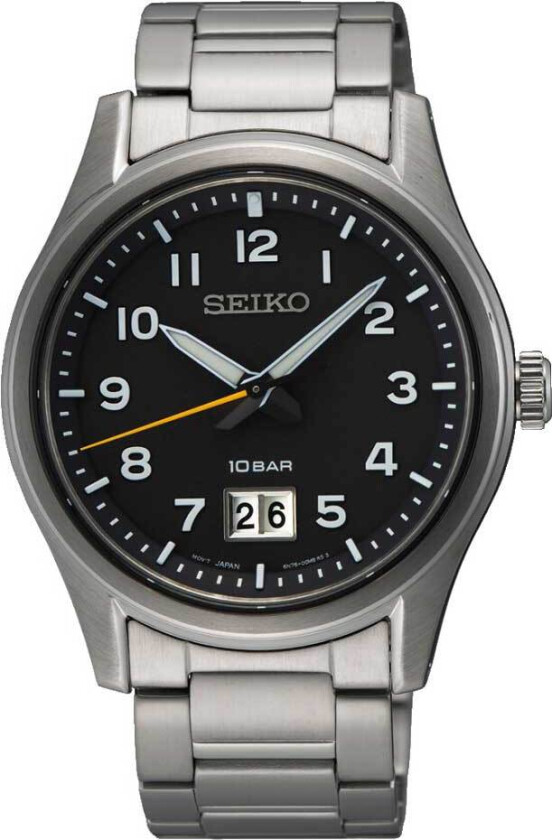 Mens Classic SUR569P1 - Kvarts - Grå - Herreklokker - Rustfritt stål - ledd m/pin - Safir
