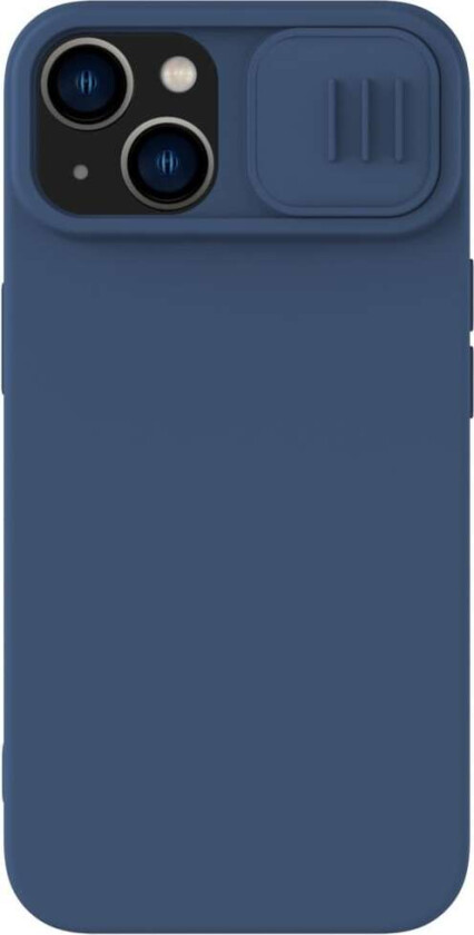 iPhone 14 Plus Deksel CamShield Silky MagSafe Blå