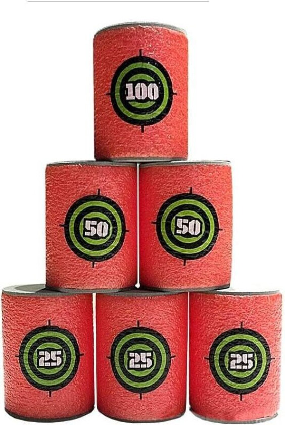 6x Måltavler for Nerf Guns