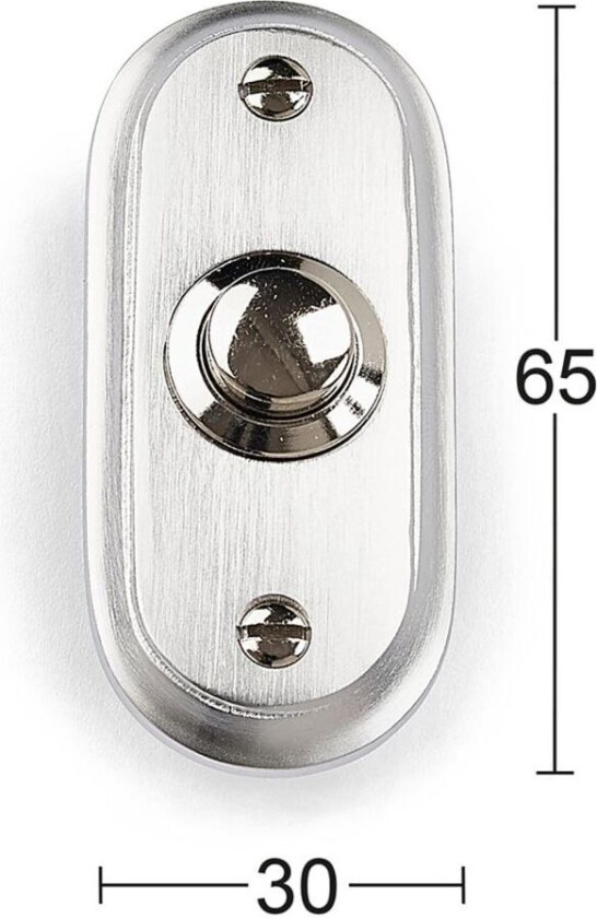 Ringeklokke 541 Matt krom Habo