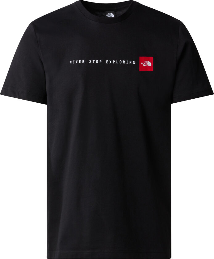 Men's Never Stop Exploring T-Shirt TNF Black S, TNF Black