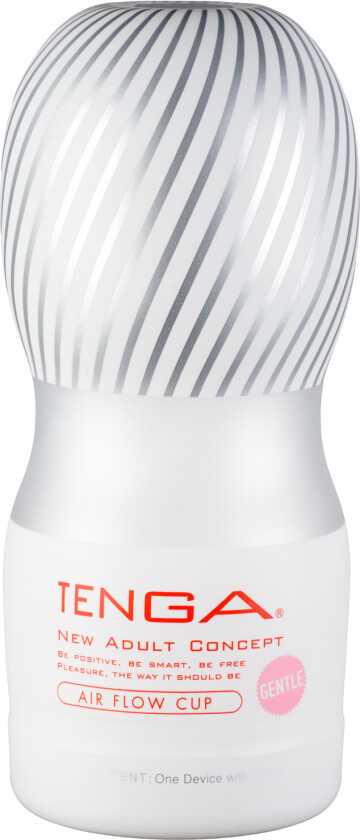 Air Flow Cup Gentle Masturbator    - Hvit