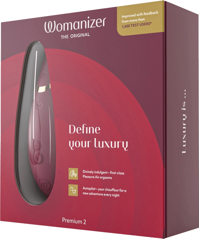 Premium 2 Klitorisstimulator - Bordeaux