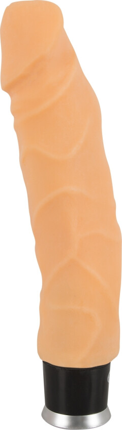 Nature Skin Big Vibe Light Skin Dildovibrator 23,5 cm   - Beige