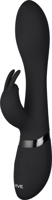 Vive Mira Oppladbar Triple-Action G-Punkt Rabbitvibrator - Svart