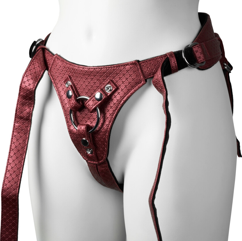 Her Royal Harness The Regal Queen - Rød