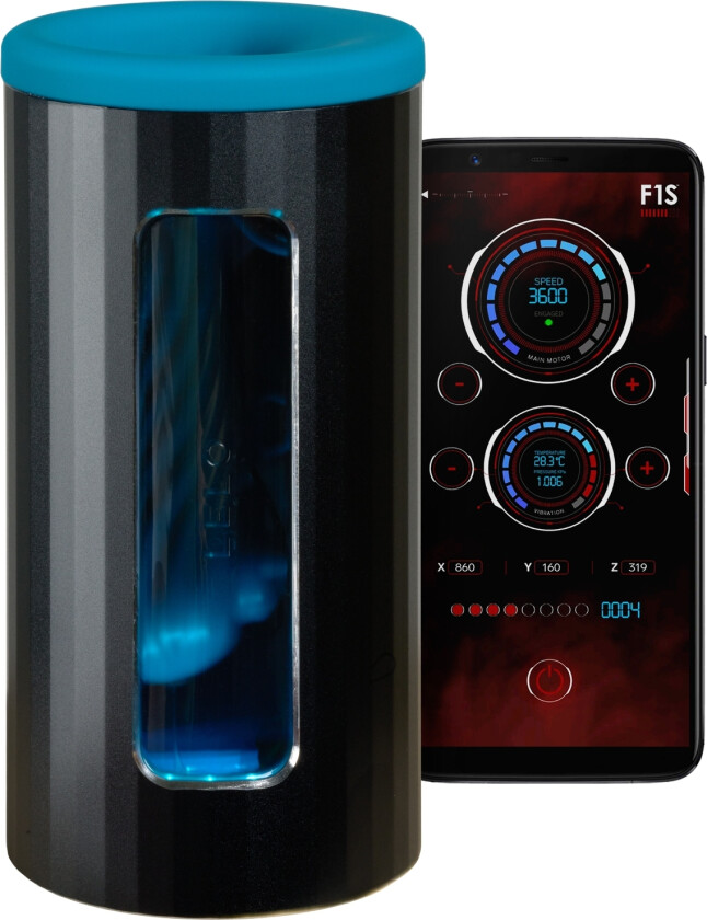 LELO F1S V3 Pleasure Console Masturbator    - Blå