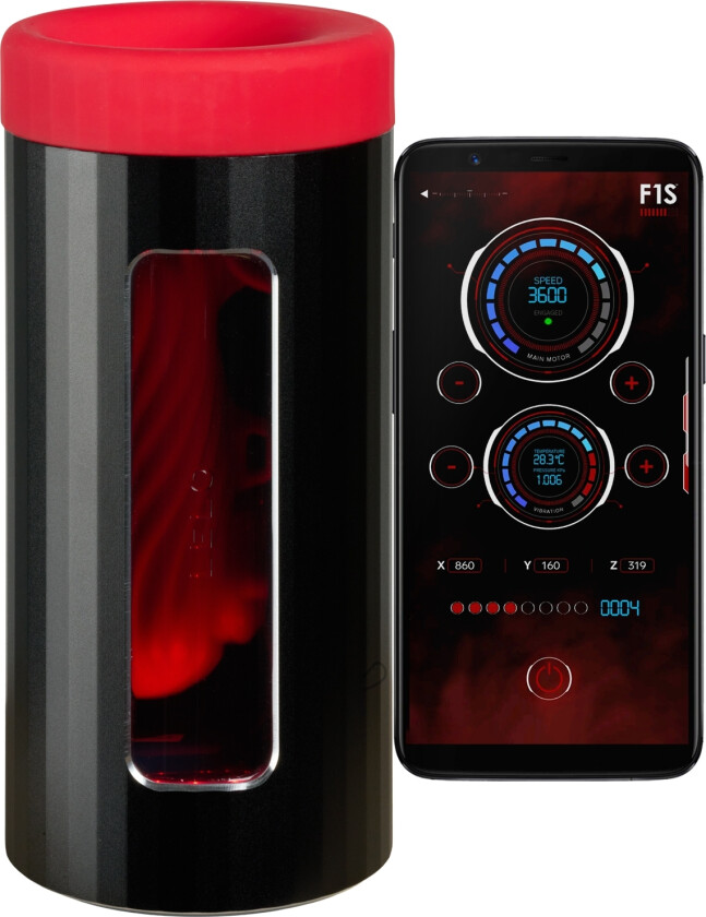 LELO F1S V3 XL Pleasure Console Masturbator   - Rød