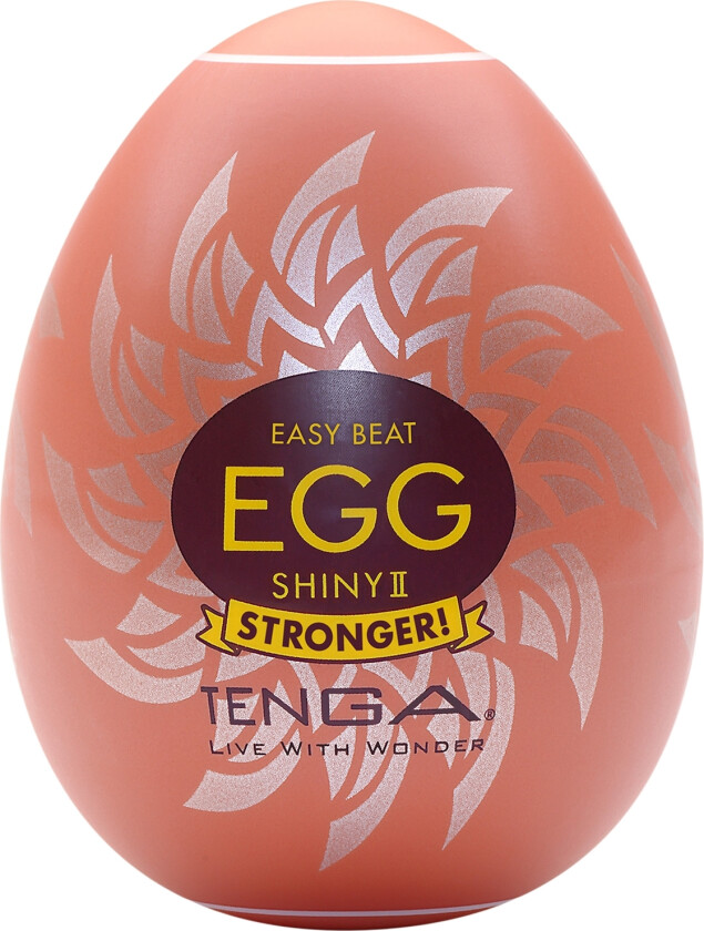 Egg Shiny II Onani Hylse - Hvit