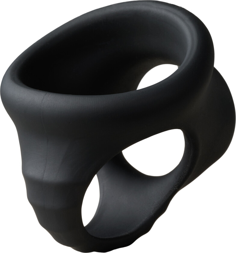 Trapped Penisring med Avskiller - Svart