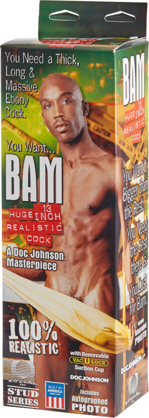 Realistisk Bam Dildo       - Brun