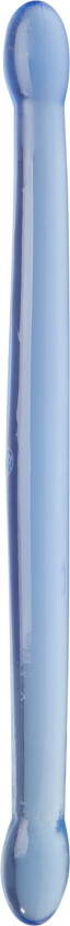 Realrock Crystal Gjennomsiktig Dobbeldildo 42 cm - Blå