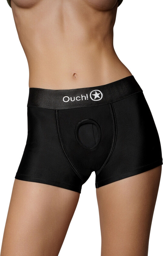 Vibrerende Strap-on Boksershorts - Svart - XL/2XL