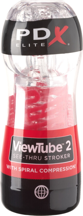 Viewtube 2 See-Thru Stroker     - Klar