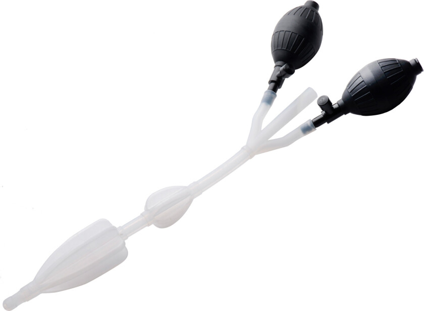 CleanStream Double Bulb Analdusj - Svart