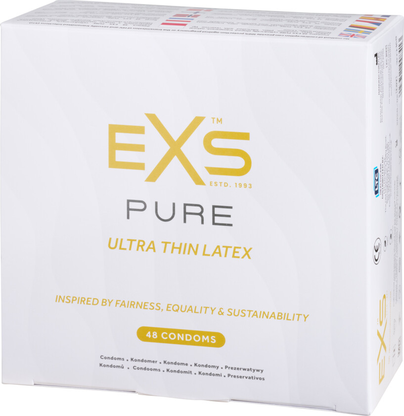 Pure Ultra Thin Latex Kondomer 48 stk - Klar