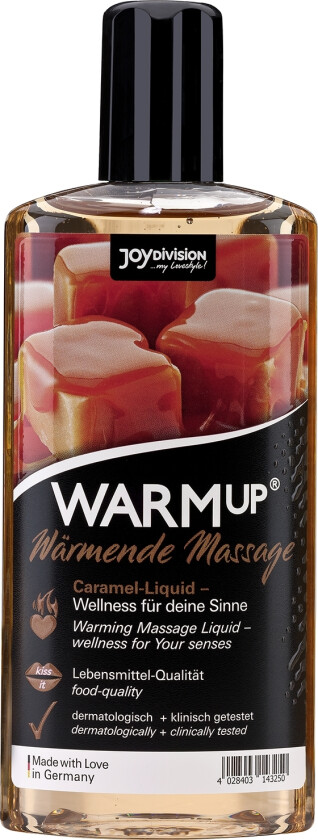 Joydivision WARMup Varmende Massasjeolje med Smak 150 ml - Beige