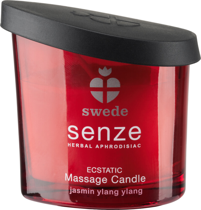 Senze Massasjelys 50 ml - Rød
