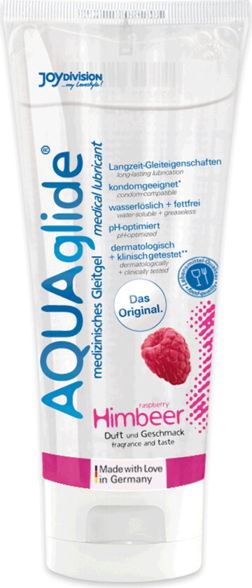 Aquaglide Glidemiddel med Smak 100 ml - Klar