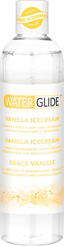 Waterglide glidemiddel med smak 300 ml    - Klar