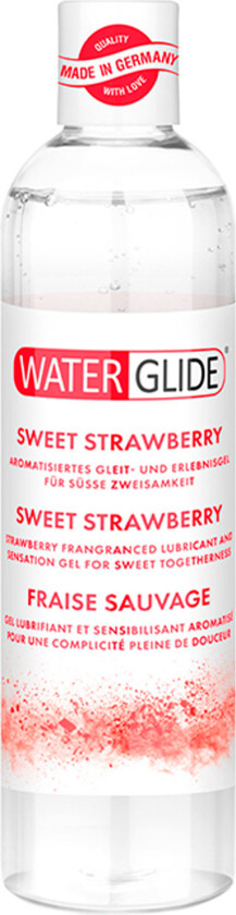Waterglide glidemiddel med smak 300 ml    - Klar