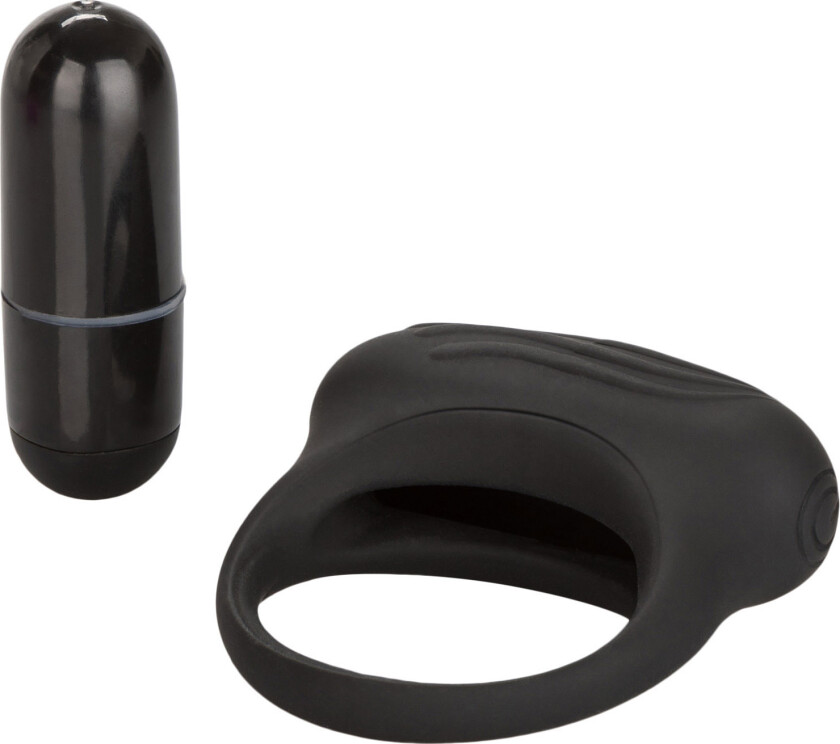 Silicone Lovers Arouser Penisring Med Vibrator - Svart