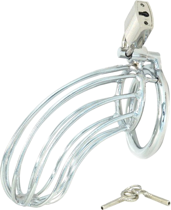 Metallkyskhetsbelte med Lås - Sølv