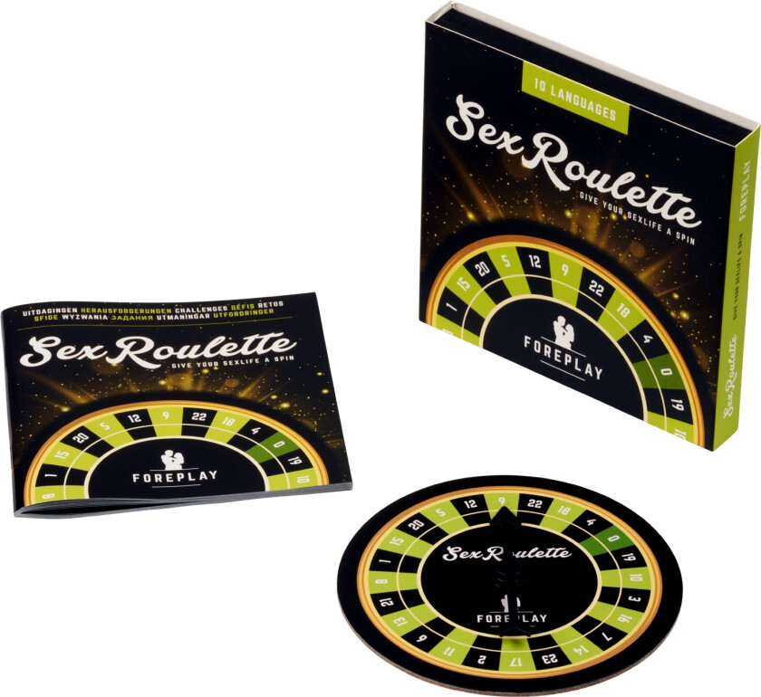 Sex Roulette Foreplay Game - Svart