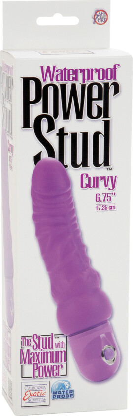 Power Stud Curvy Dildovibrator - Beige